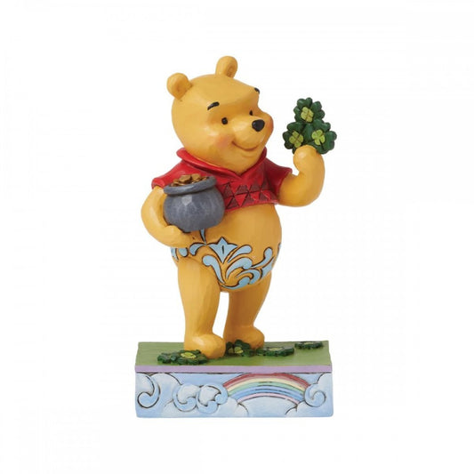 Pooh with Clovers