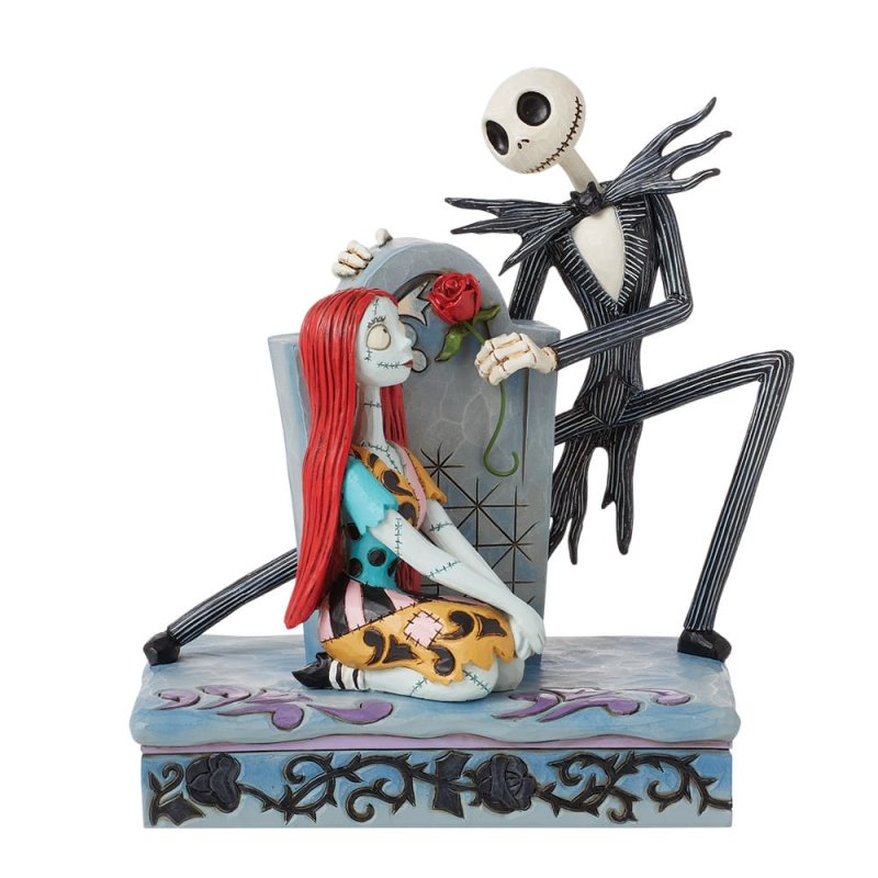 A Grave Affair (Jack & Sally Gravestone Figurine)