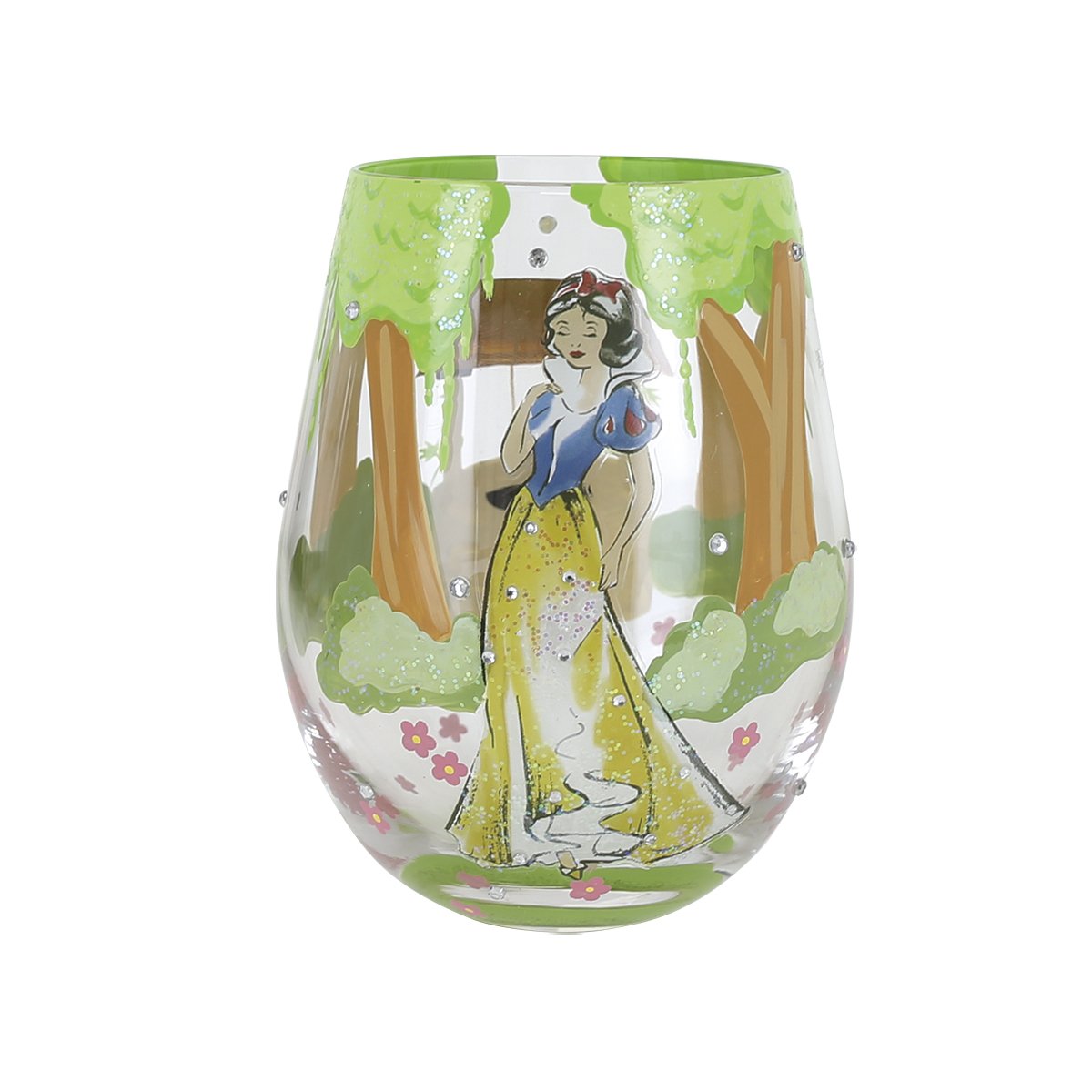 HAPPILY EVER AFTER SNOW WHITE STEMLESS GLASS