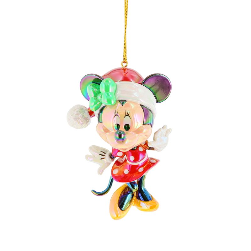 MINNIE MOUSE SEASONAL ELECTROPLATED PVC ORNAMENT