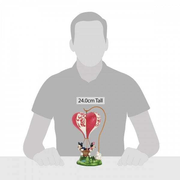 Love Takes Flight (Mickey & Minnie Mouse Heart Balloon Figur