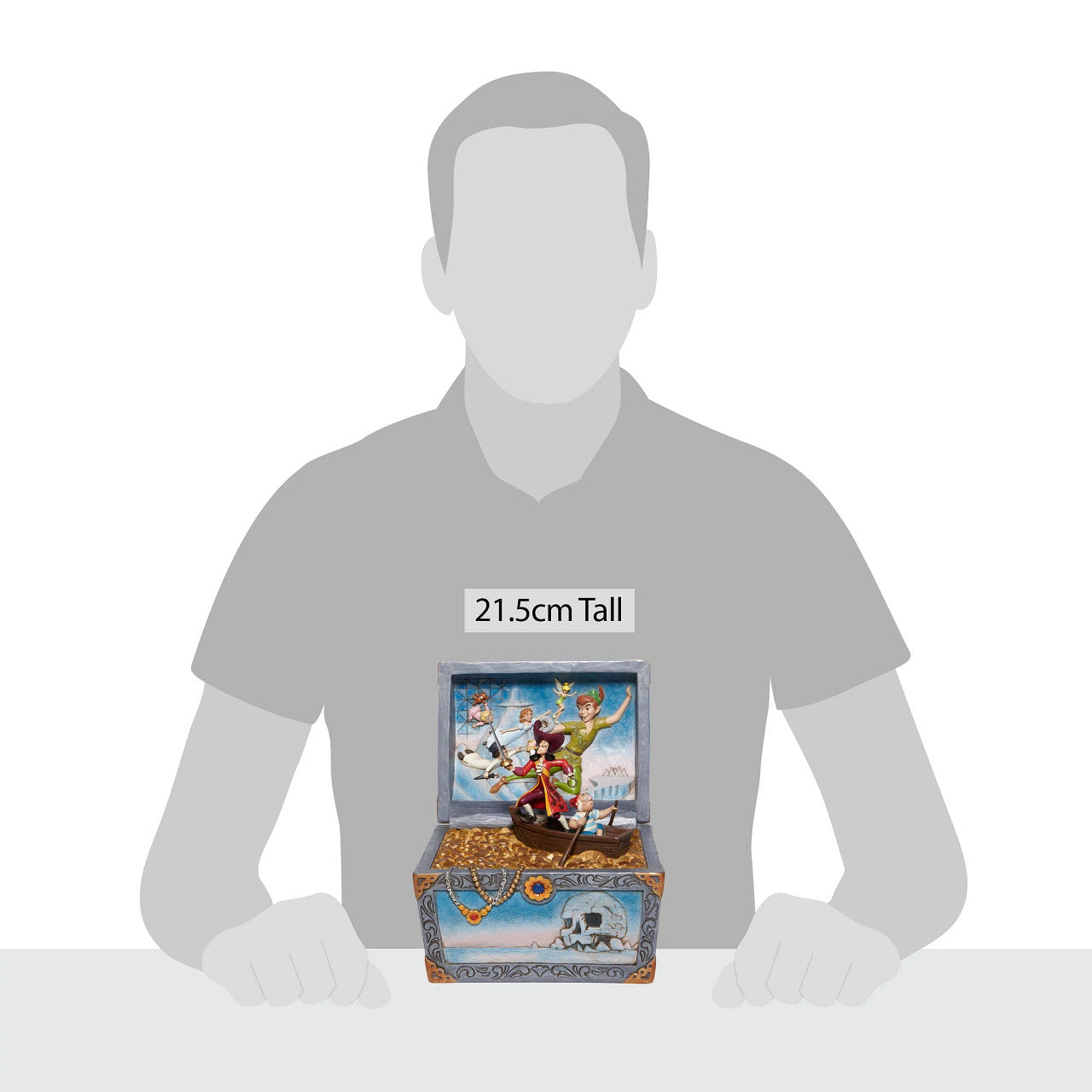 Treasure strewn Tableau - Peter Pan Flying Scene Figurine