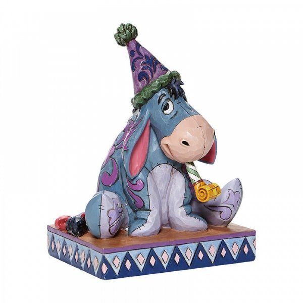 Birthday Blues - Eeyore with Birthday Hat Figurine