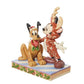 Mickey & Pluto Christmas Figurine