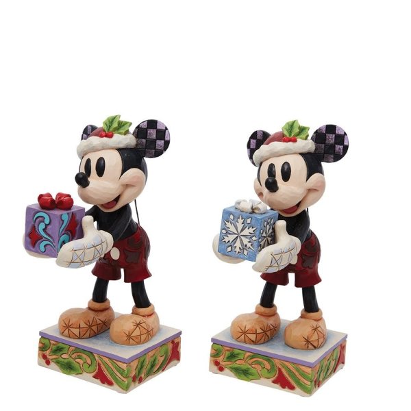 Mickey Mouse Secret Santa Figurine