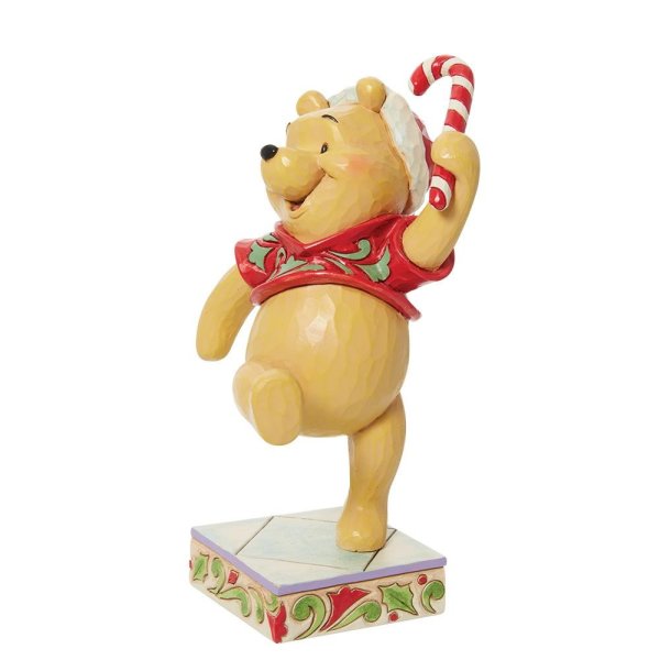 Christmas Holiday Pooh Figurine