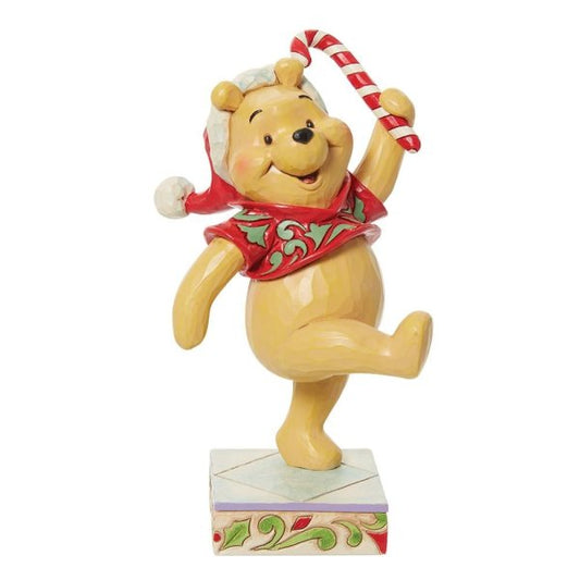 Christmas Holiday Pooh Figurine