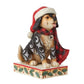 Highland Glen Dog in Santa Hat Figurine