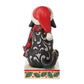 Highland Glen Dog in Santa Hat Figurine