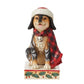 Highland Glen Dog in Santa Hat Figurine