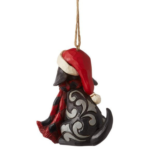 Highland Glen Dog in Scarf Hanging Ornament