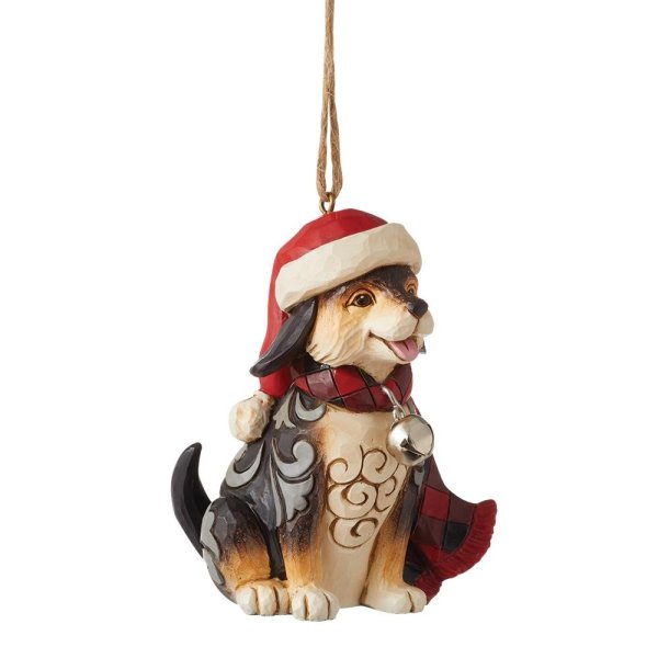 Highland Glen Dog in Scarf Hanging Ornament