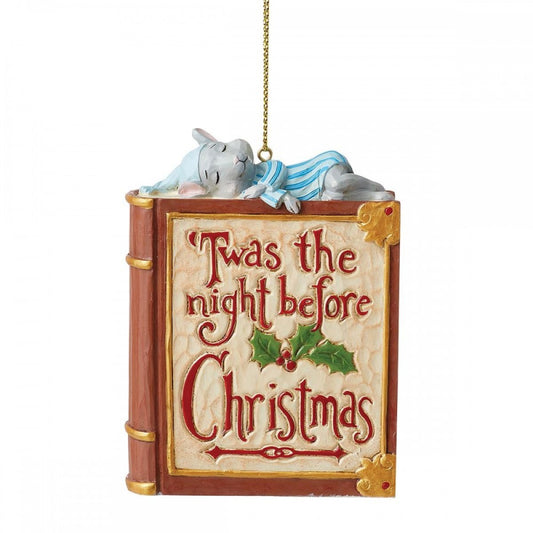 TWAS THE NIGHT BEFORE CHRISTMAS BOOK ORNAMENT