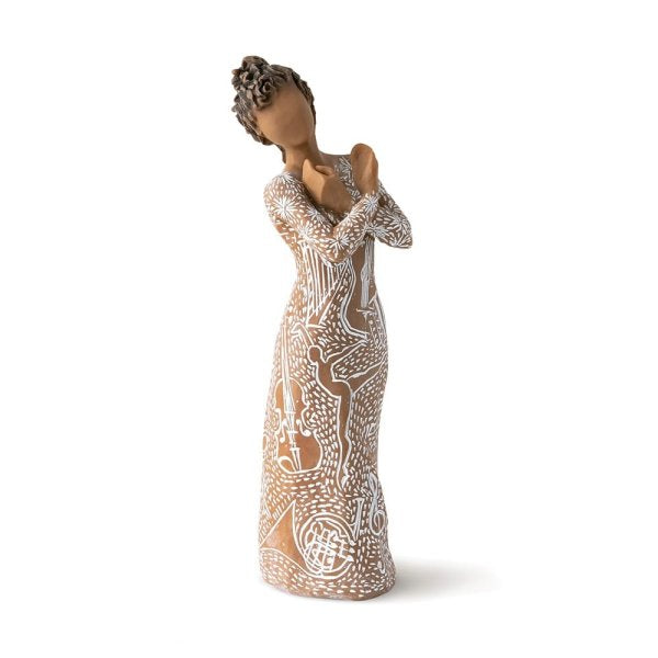 Music Speaks Figurine (darker skin and hair)