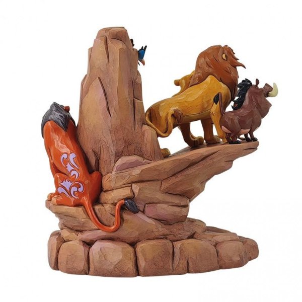 Lion King Carved in Stone Figurine