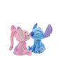 Flocked Kissing Stitch and Angel Figurines