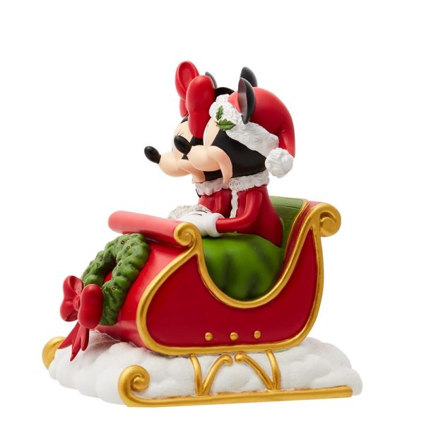 Christmas Mickey and Minnie Mouse Figurine