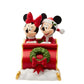 Christmas Mickey and Minnie Mouse Figurine