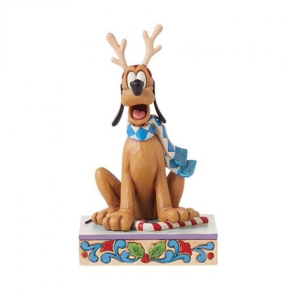 Pluto Christmas Figurine