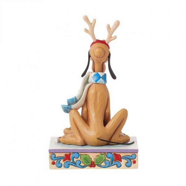 Pluto Christmas Figurine