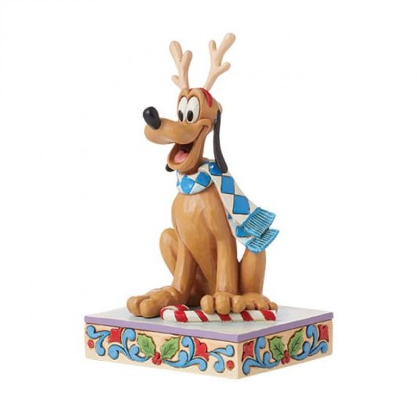 Pluto Christmas Figurine