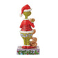 Grinch Holding Nighty / Nice List Figurine