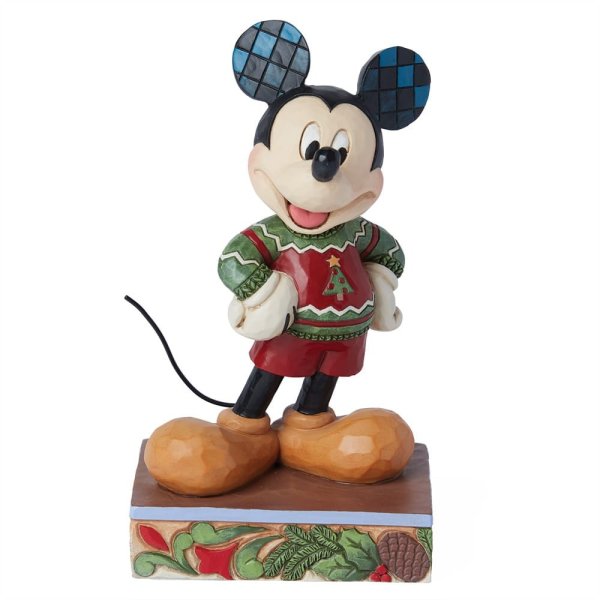 Mickey Mouse Christmas Sweater Figurine