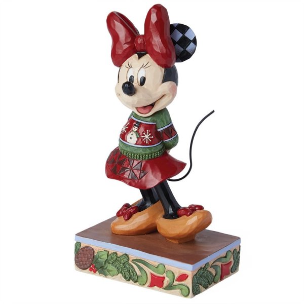 Minnie Mouse Christmas Sweater Figurine