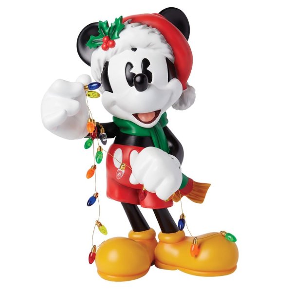 Christmas Mickey Mouse Big Figurine