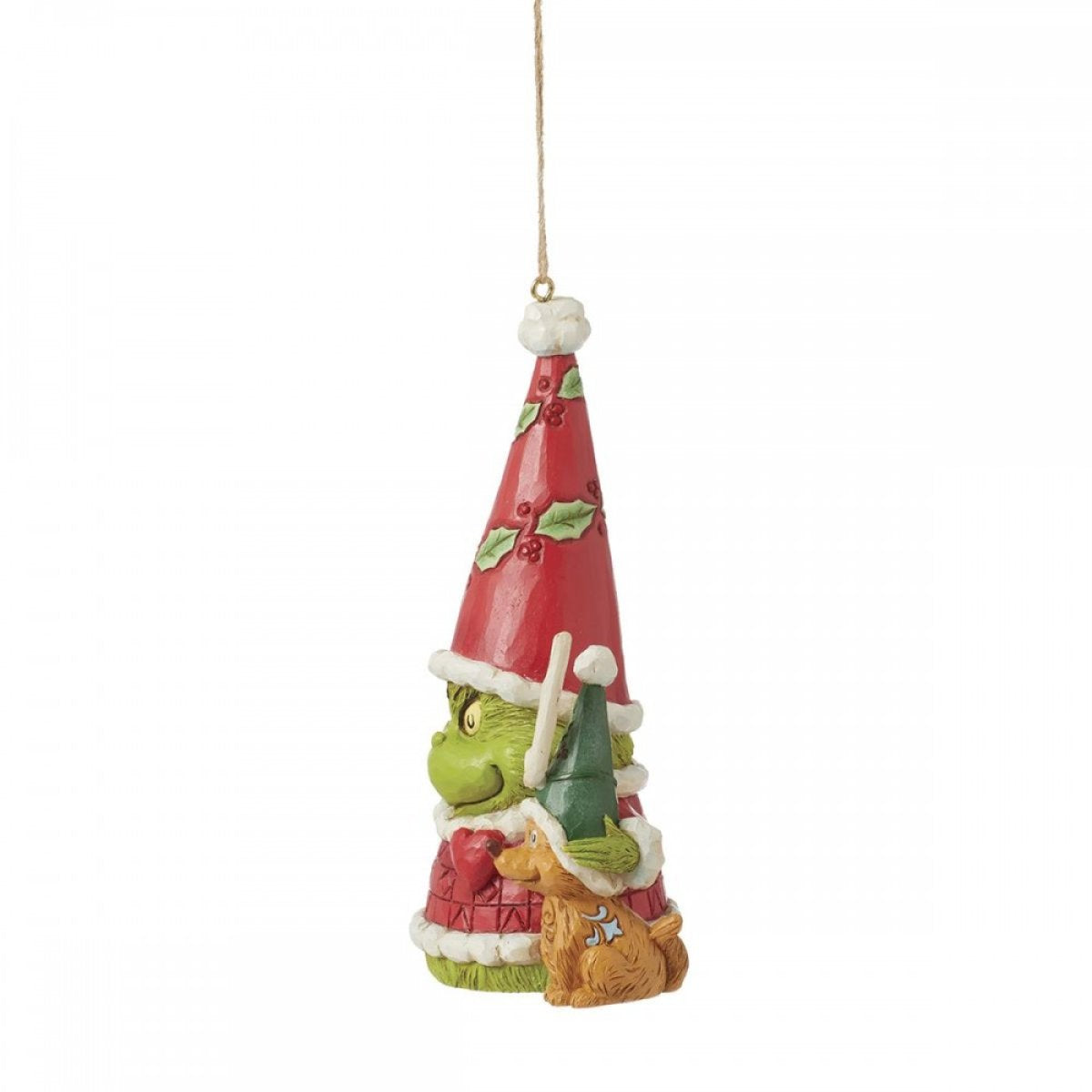 GRINCH & MAX GNOME HANGING ORNAMENT