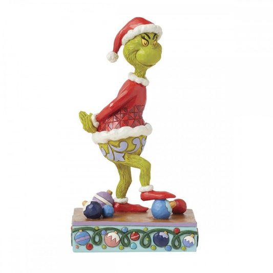 GRINCH STEPPING ON ORNAMENT