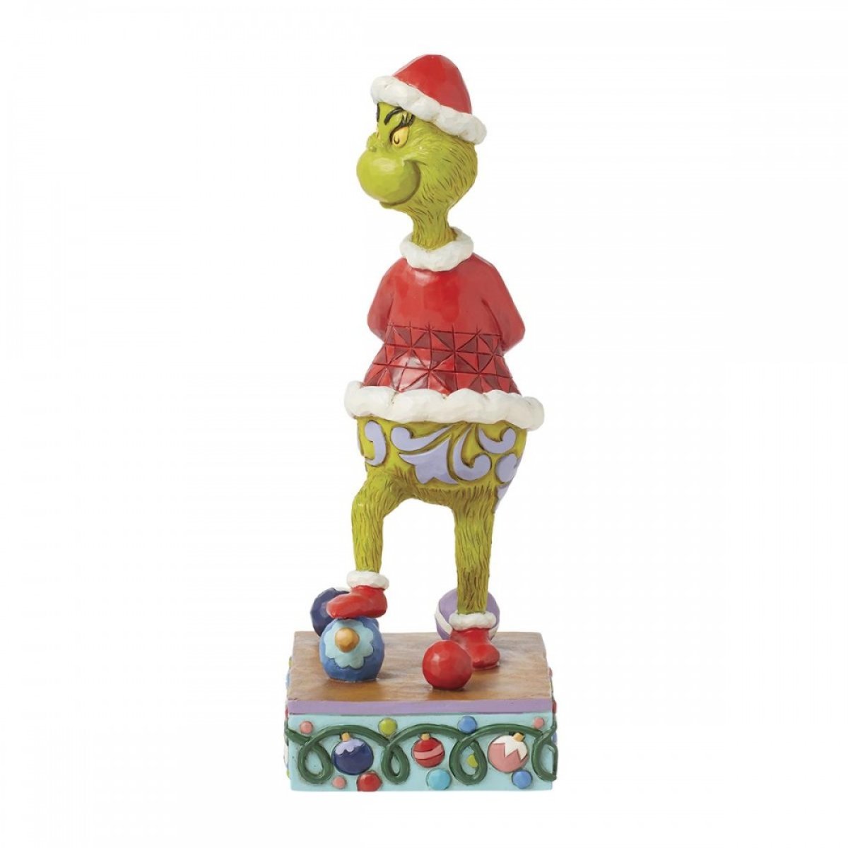 GRINCH STEPPING ON ORNAMENT