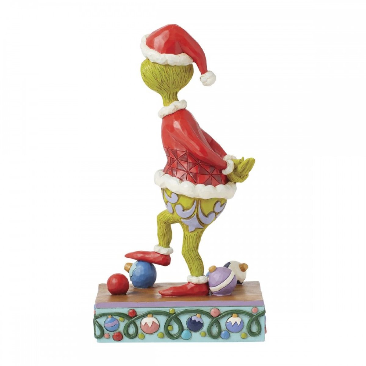 GRINCH STEPPING ON ORNAMENT