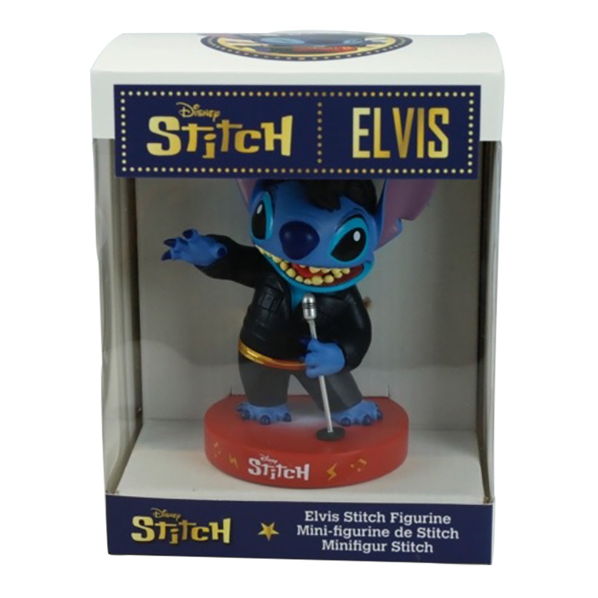 BLACK LEATHER STITCH ELVIS