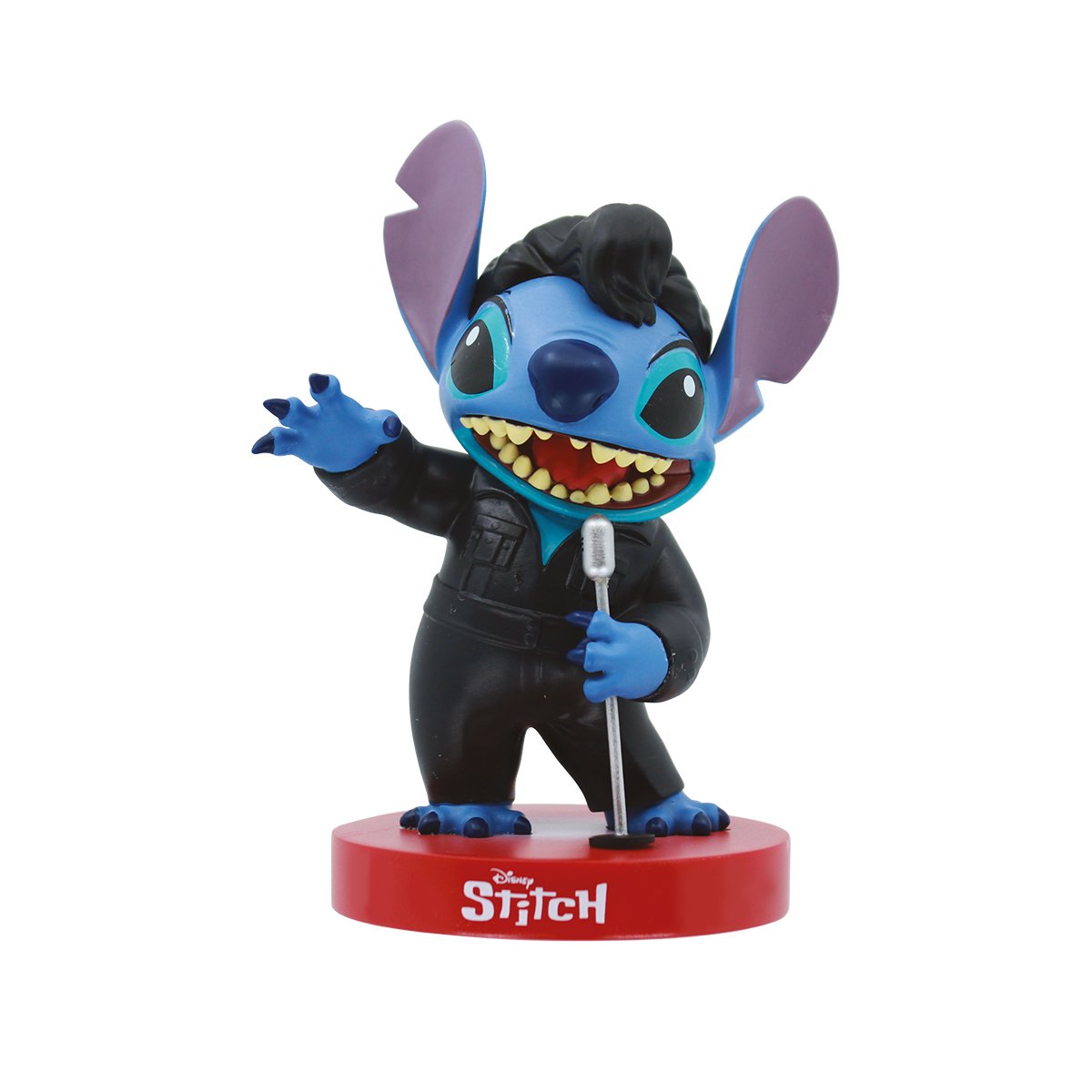 BLACK LEATHER STITCH ELVIS