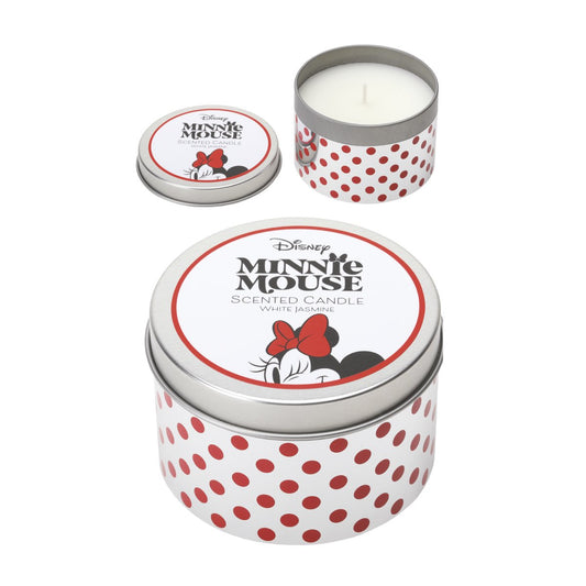 MINNIE CANDLE METAL WHITE JASMINE