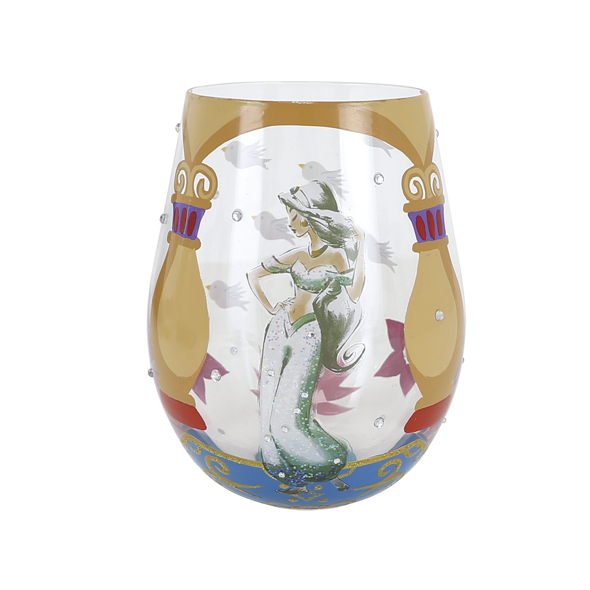 LET YOUR DREAMS SOA JASMINE STEMLESS GLASS