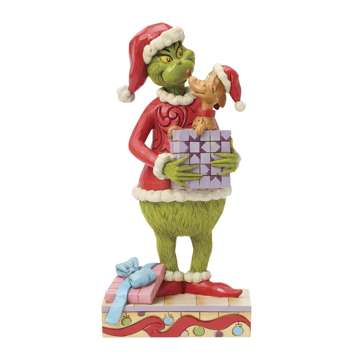 GRINCH HOLDING GIFT