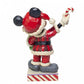 Mickey Mouse with Candy Canes Figurine