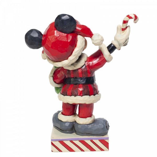 Mickey Mouse with Candy Canes Figurine