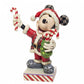 Mickey Mouse with Candy Canes Figurine