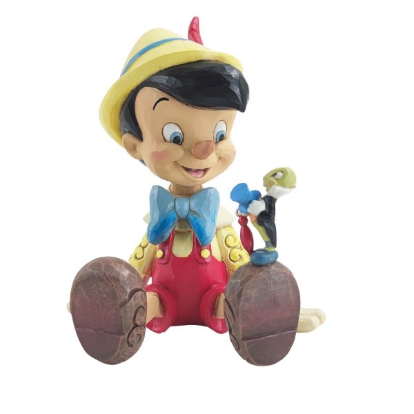 Pinocchio and Jiminy Sitting Figurine