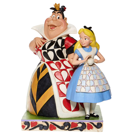 Chaos and Curiousity - Alice and the Queen of Hearts Figurin