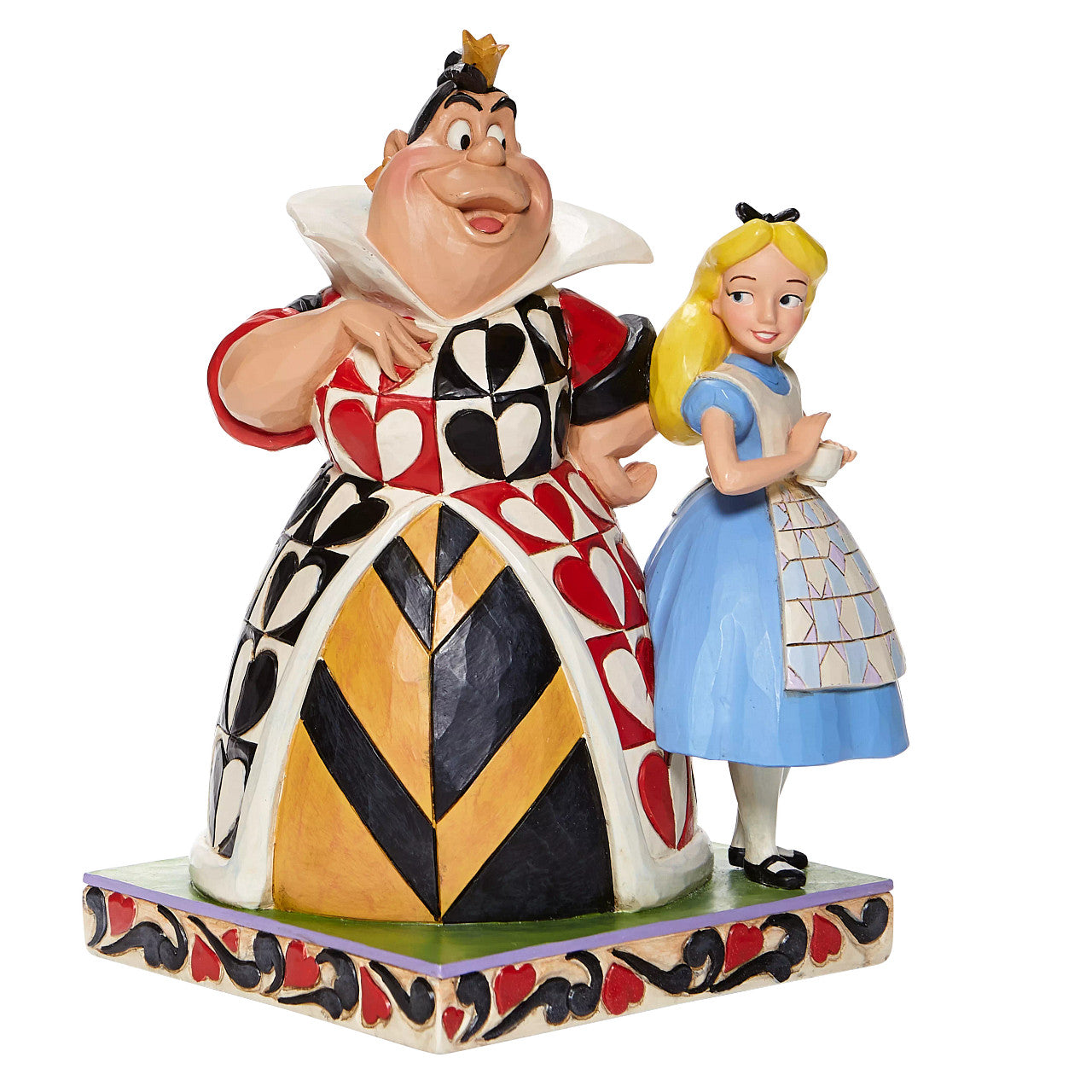 Chaos and Curiousity - Alice and the Queen of Hearts Figurin