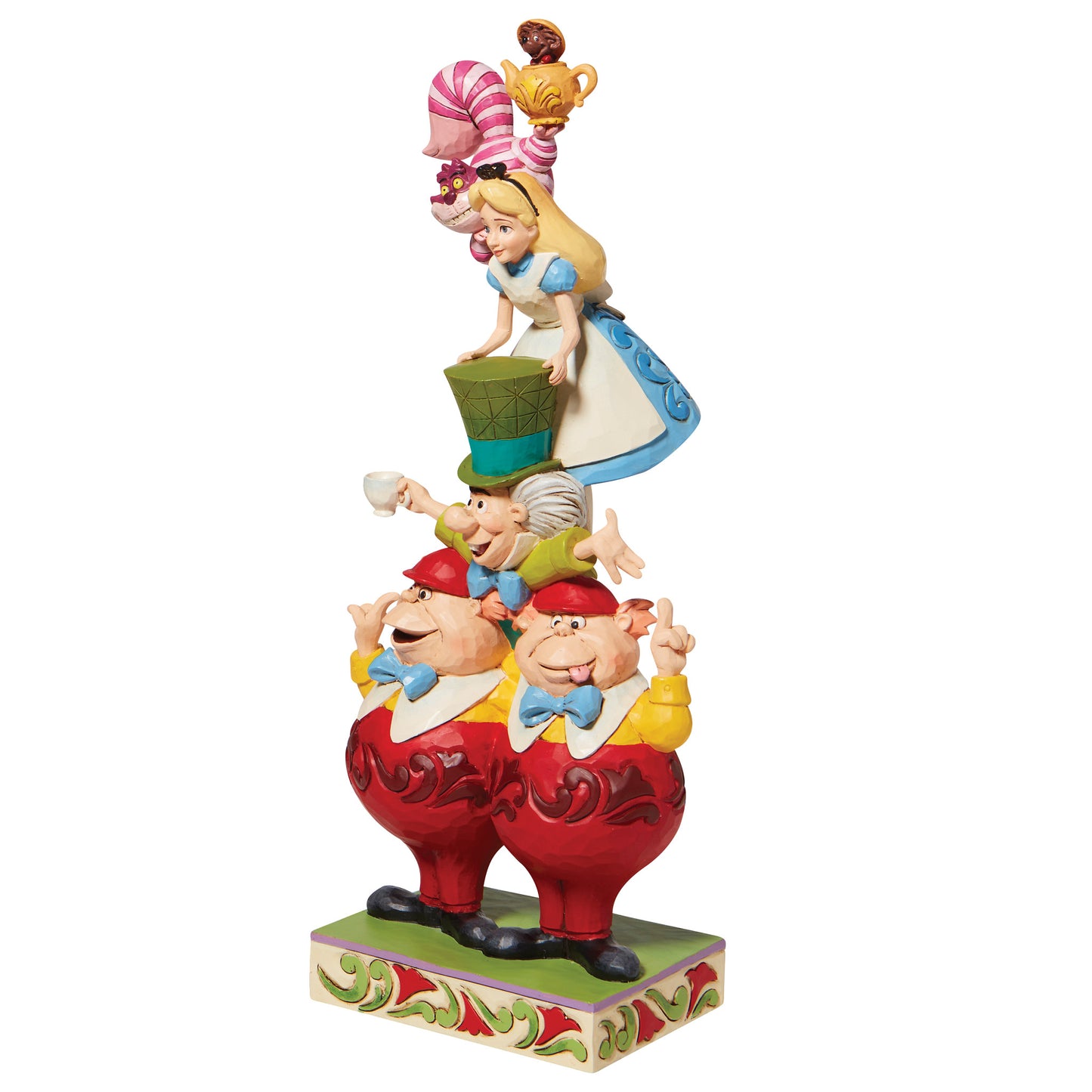 We're All Mad Here - Stacked Alice in Wonderland Figurine