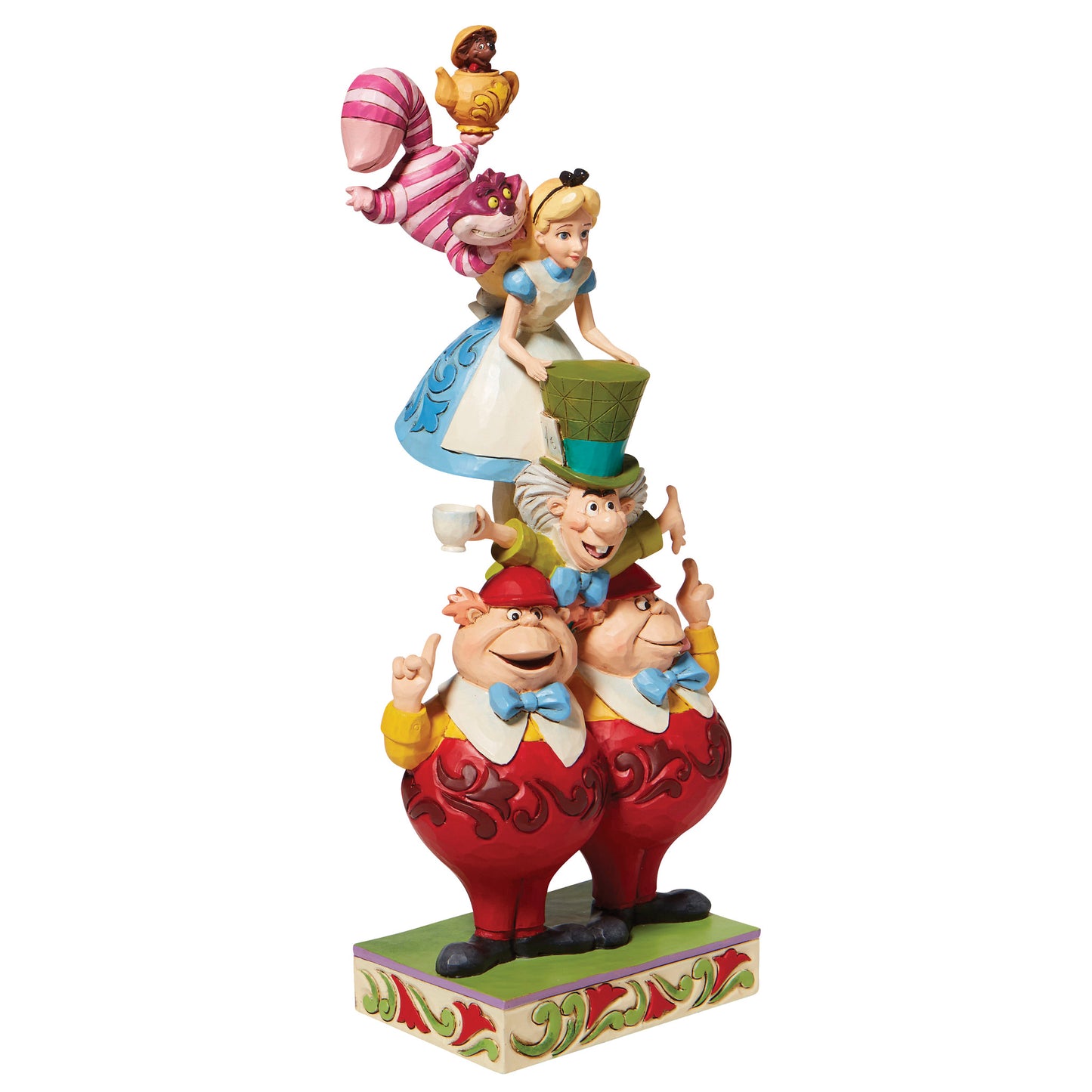 We're All Mad Here - Stacked Alice in Wonderland Figurine